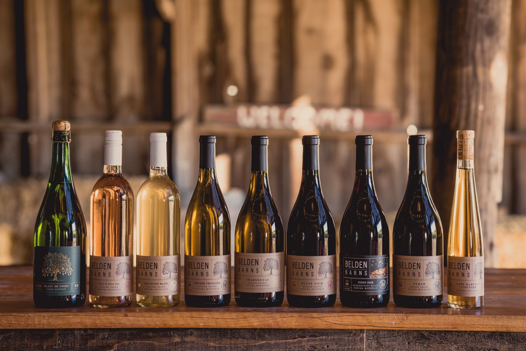 Belden Barns' wine portfolio